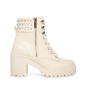 Steve Madden Jaydin Bone Deri Bot Kadın Bej Rengi | SM-352MD