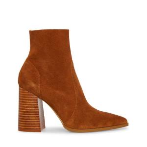 Steve Madden Julina Chestnut Süet Bot Kadın Kahverengi | SM-457XT