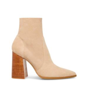 Steve Madden Julina Taupe Süet Bot Kadın Gri Kahverengi | SM-283PU