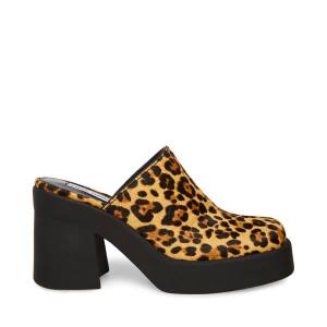 Steve Madden Kam Leopard Heel Topuklu Ayakkabı Kadın Leopar | SM-175OV