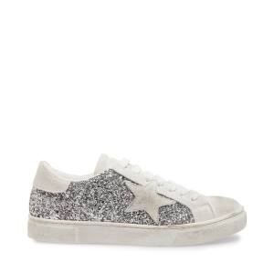 Steve Madden Rubie Glitter Spor Ayakkabı Kadın Gümüş | SM-312HX