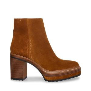 Steve Madden Shaniya Süet Bot Kadın Kahverengi | SM-479LB