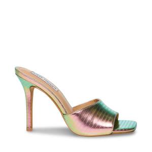 Steve Madden Signal Metallic Heel Topuklu Ayakkabı Kadın Metal Renkli | SM-690YW