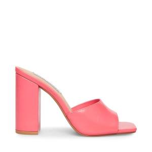 Steve Madden Trendy Deri Heel Topuklu Ayakkabı Kadın Pembe | SM-851FW