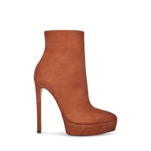 Steve Madden Velina Nubuck Bot Kadın Kahverengi | SM-358QW